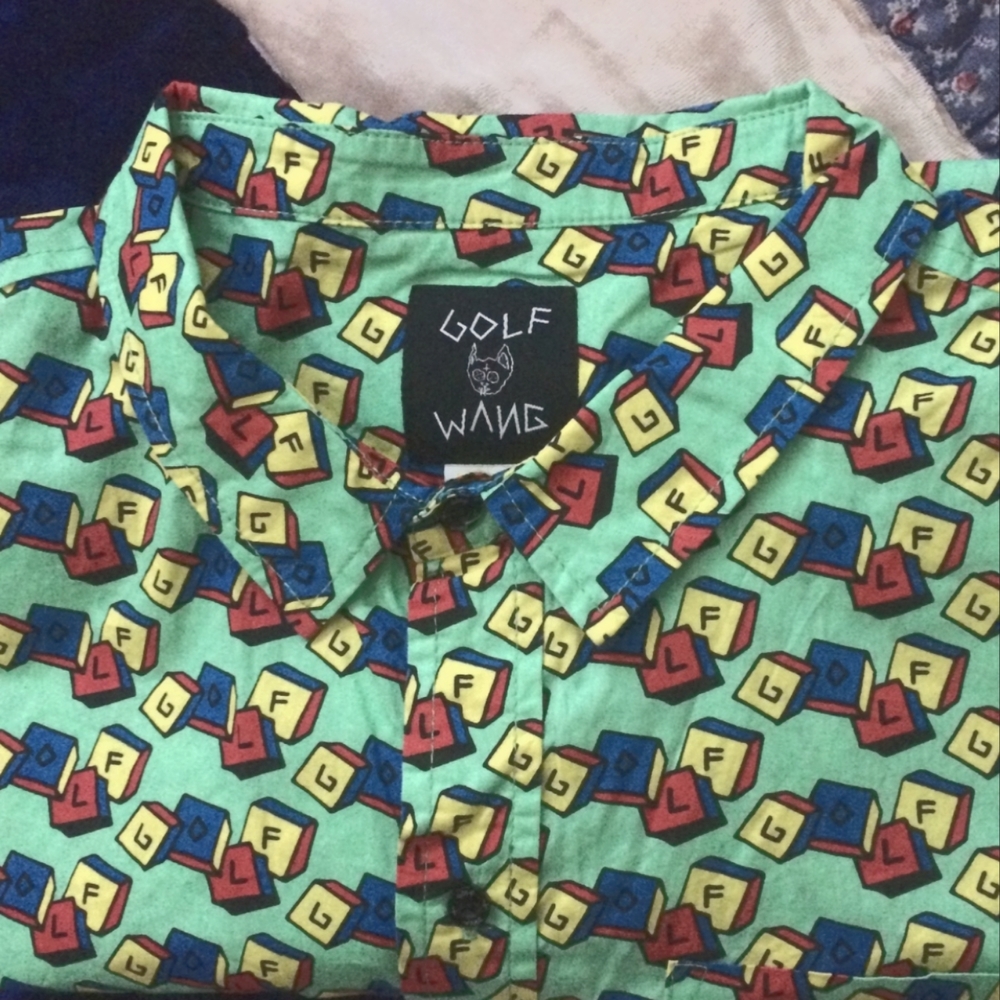 Golf Wang Ultra Rare Letterblock Button Up